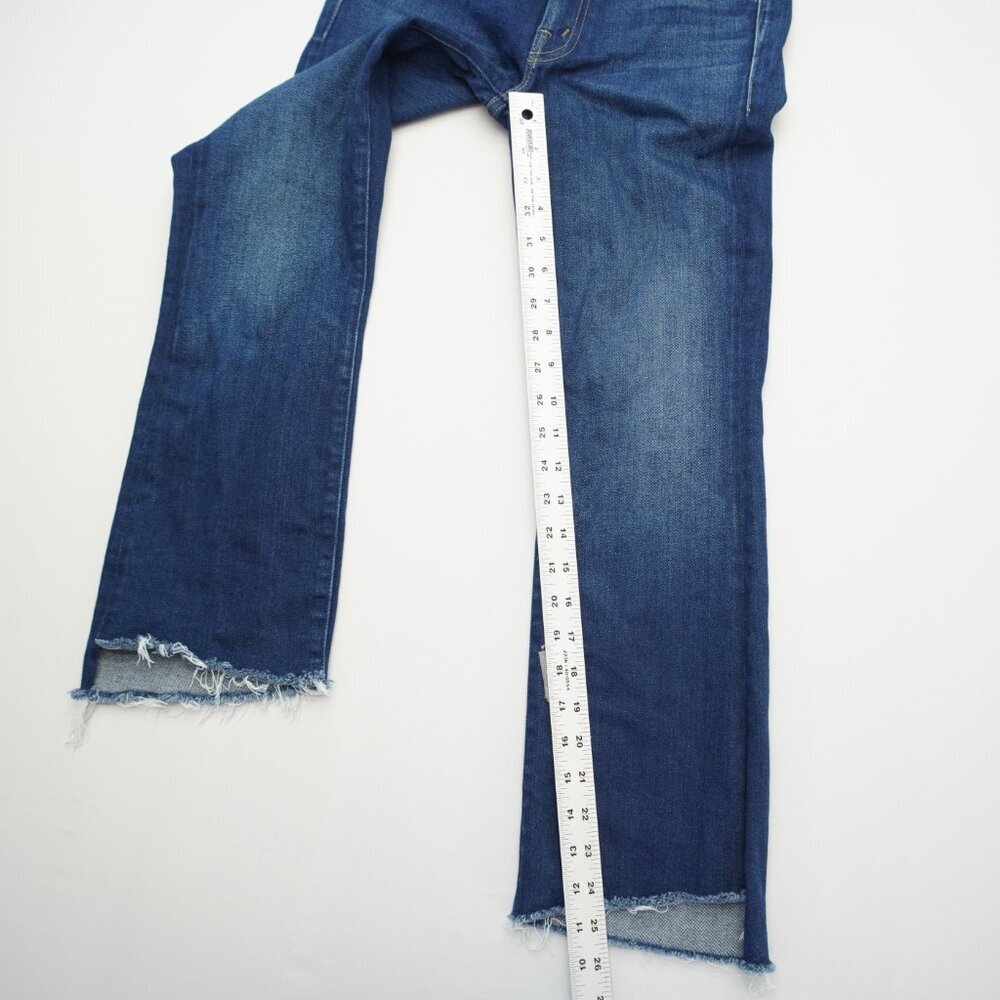 MOTHER The Insider Crop Step Fray Jeans in Home Movies‎ Size 26 - Picture 11 of 14